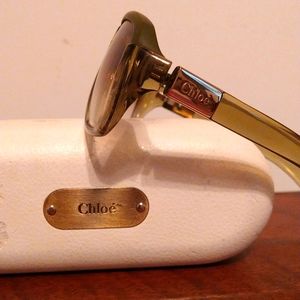 Vintage High End Chloe Sunglasses W/ Case